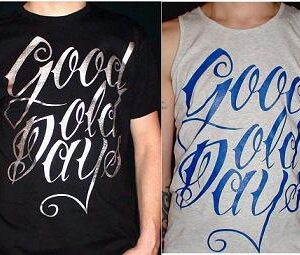 Good Old Days "Logo Blue/Silver Gym & T-shirt"